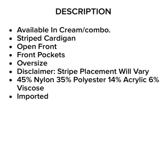 BIN#11 - Small Fashion Nova Cardigan - Picture 5 of 5